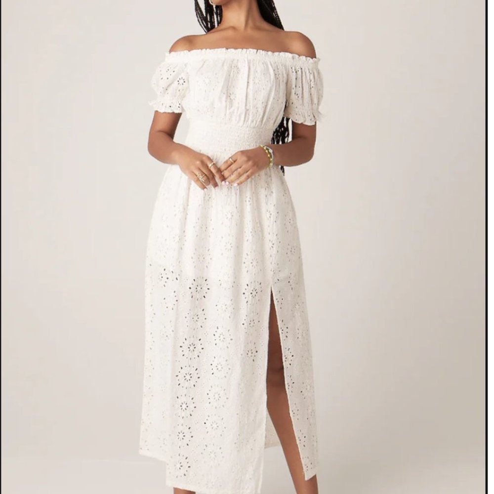 BILA 77 Fresco Dress in White NWT